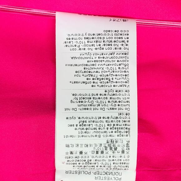 MSGM Size 2 Pink Wool Blend Peak Lapel Single Button Jacket Blazer - Picture 10 of 11